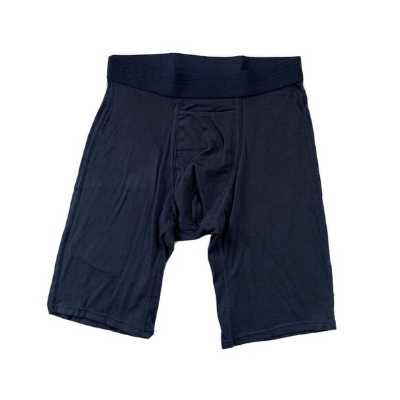 TOMMY JOHN BOXER BRIEF 8" COTTON BASICS SIZE S NAVY BLUE - Picture 2 of 4